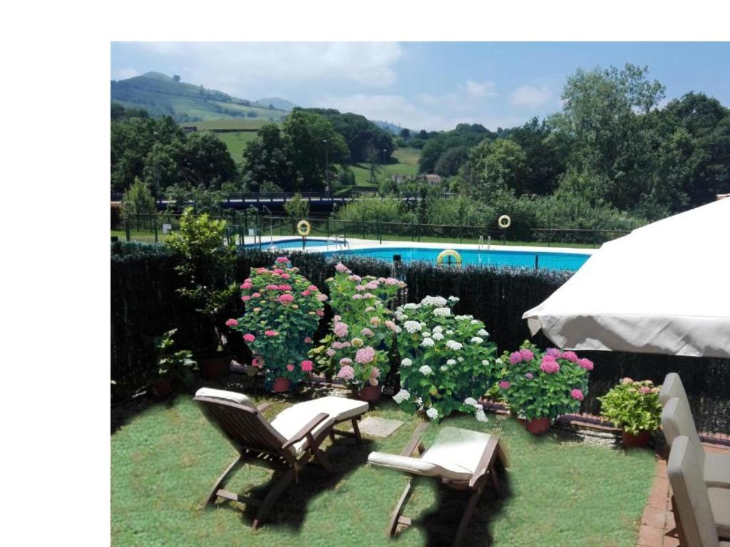 Descanso En El Sella Cangas de Onis Bagian luar foto